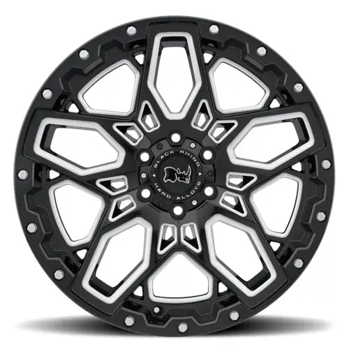 Black Rhino SHRAPNEL 20X9.5 5x127 ET-18 CB71.5mm Gloss