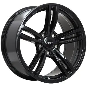 ART R61 18x8.5 5/120 + 35 72.6 Gloss Black / Michelin X ICE