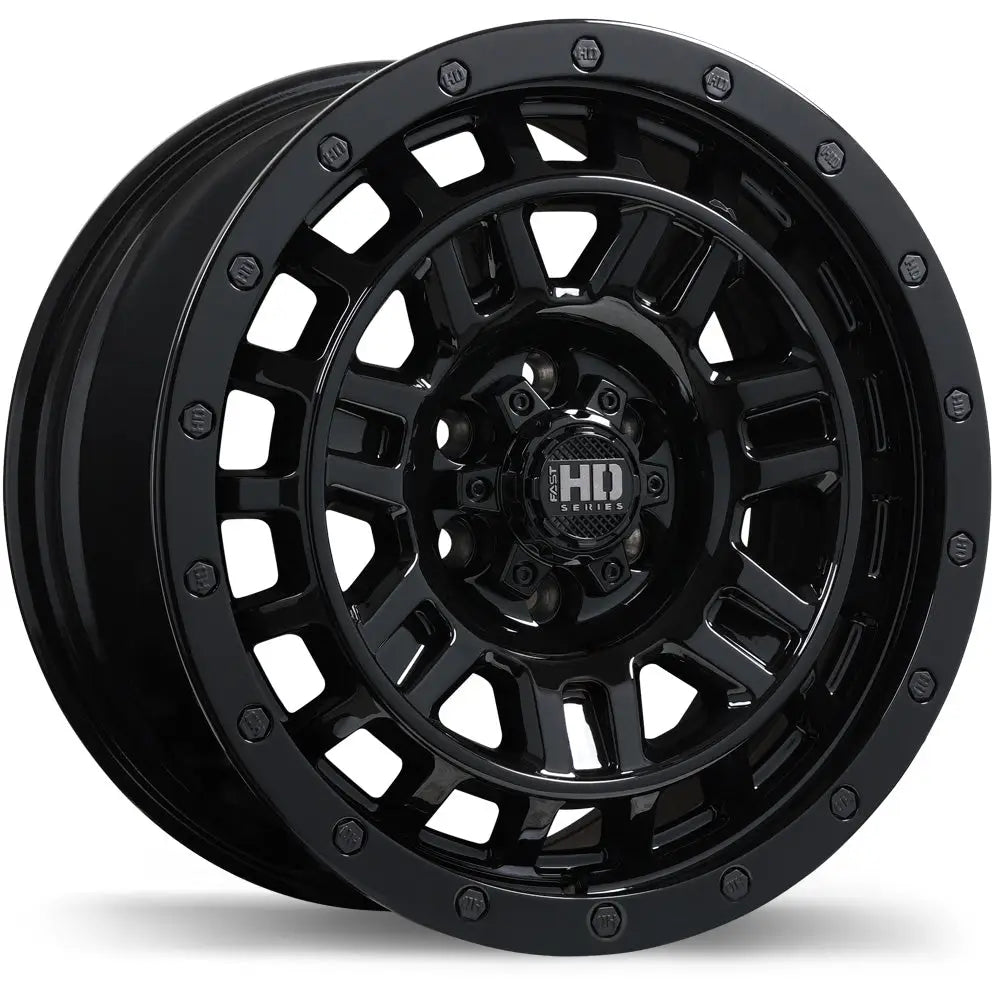 Fast HD K-O 16x8.0 6x139.7mm ET40 CB93.1mm Gloss Black
