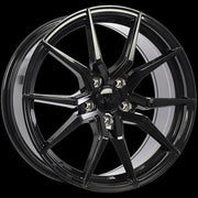 Dai Conceptor 17x7 ET45 64.1 Gloss Black / Michelin X ICE