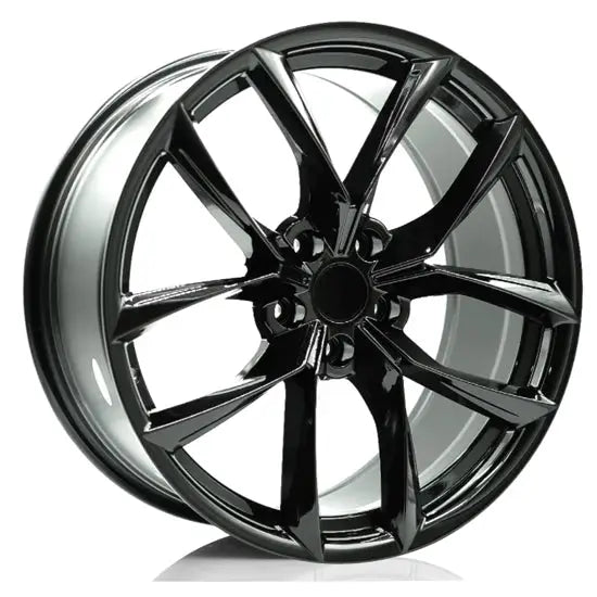 RAC TS3 18x8 ET35 60.1 Gloss Black Direct Fit / Michelin X