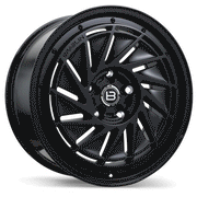 Braelin BR16 19x9.5 ET40 64.1 Black / Michelin X ICE SNOW