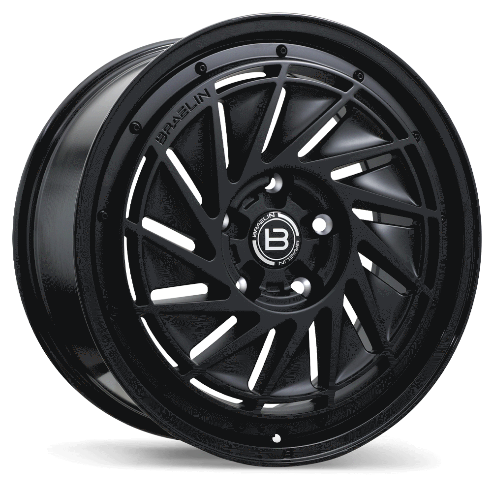 Braelin BR16 19x9.5 ET40 64.1 Black / Michelin X ICE SNOW