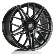 GTS G512 20x9.5 ET40 64.1 Gloss Black / Michelin X ICE SNOW