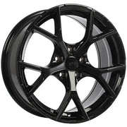 ART R319 18x8.5 ET35 66.5 Gloss Black / Michelin X Ice Snow