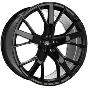 ART R224 20X9 5X112 + 35 66.5 Gloss Black / Michelin X ICE