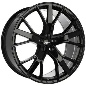 ART R224 20X9 5X112 + 35 66.5 Gloss Black / Michelin X ICE