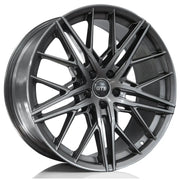 GTS G512 20X9 5X112 + 25 66.6 Titanium / Michelin X ICE