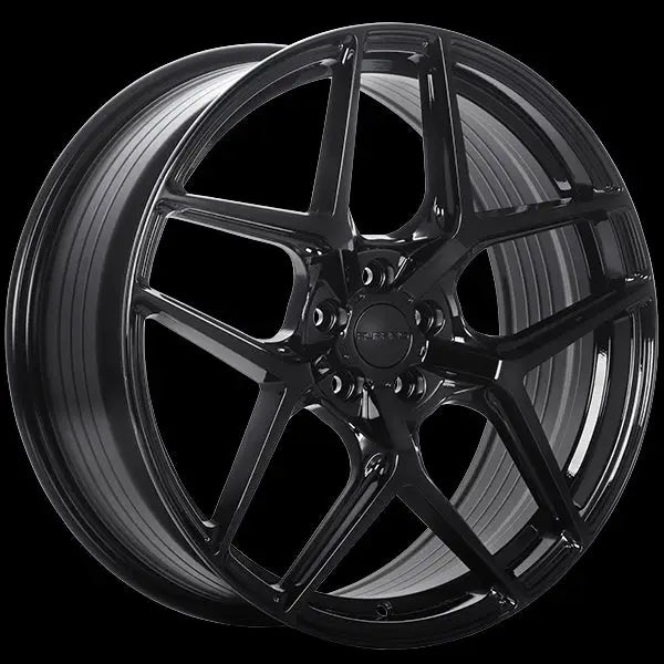 Ruf Vader 20x8.5 ET40 63.4 Gloss Black / Bridgestone