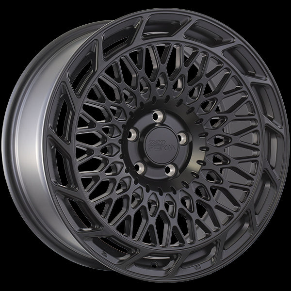 720 Form FF20 19x8.5 5x112mm ET35 CB66.6mm Satin Black | TOTO Tire