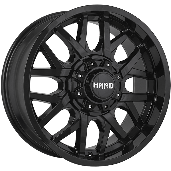 Ruffino HARD TORK 20x9.0 8x165.1mm ET18 CB125.2mm Gloss Black | TOTO Tire