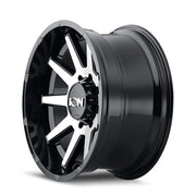 ION 143 GLOSS BLACK MACHINED 20x9 8x170 18MM 125.2MM