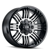 ION 144 SATIN BLACK MACHINED 20x10 6x135/6x139.7 -19MM 106MM