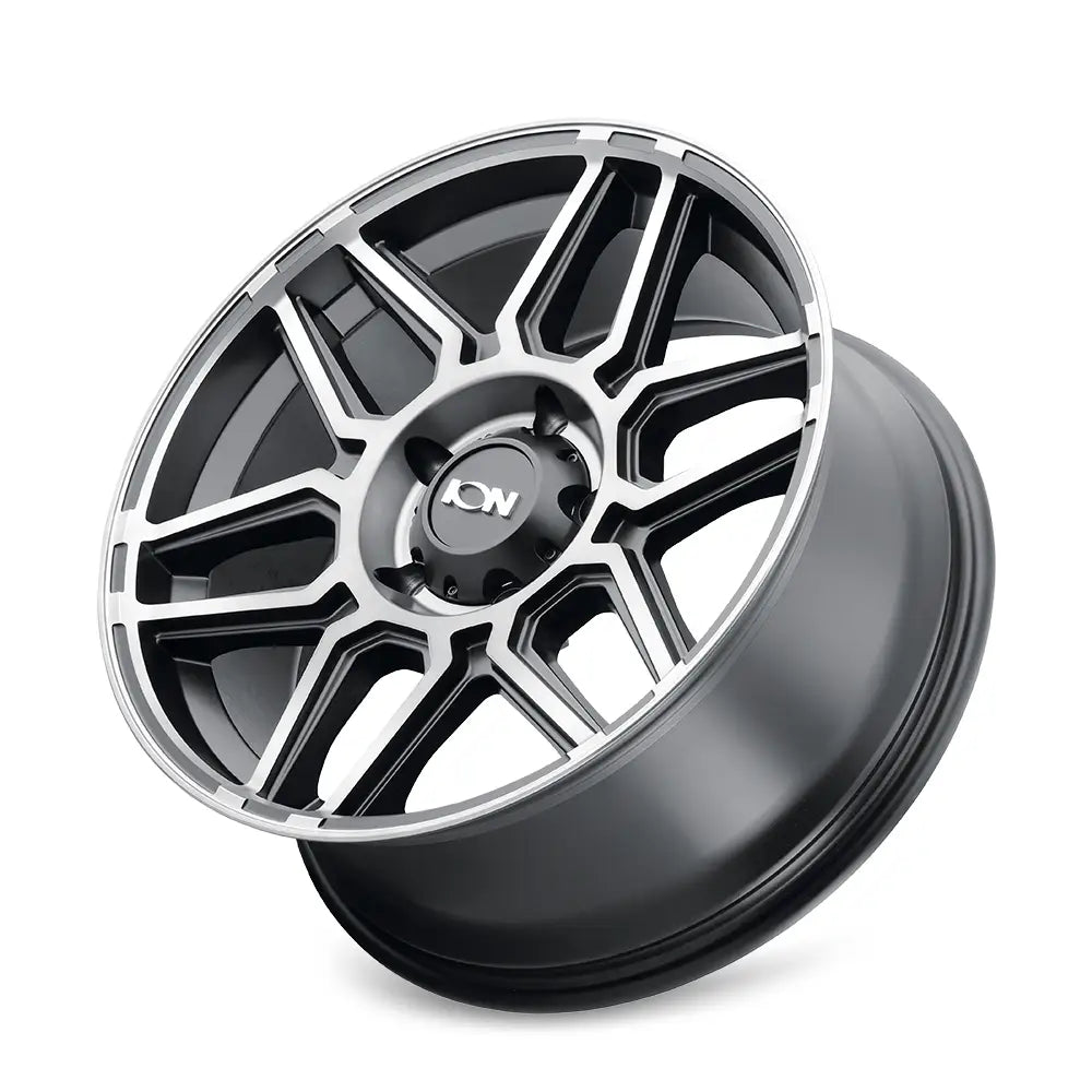 ION 146 MATTE BLACK MACHINED WITH DARK 20x9 8x170 0MM