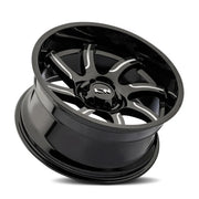 ION 151 GLOSS BLACK MILLED 17x9 6x135 0MM 87MM
