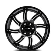 ION 151 GLOSS BLACK MILLED 17x9 6x135 0MM 87MM