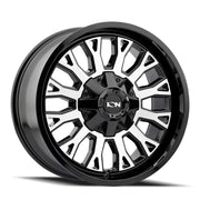 ION 152 GLOSS BLACK MACHINED 20x9 5x127/5x139.7 0MM 87.1MM