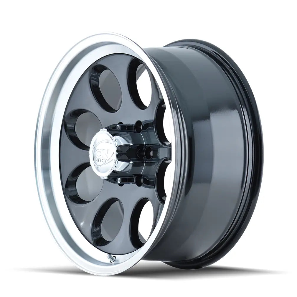ION 171 GLOSS BLACK MACHINED 16x8 5x139.7 -5MM 108MM