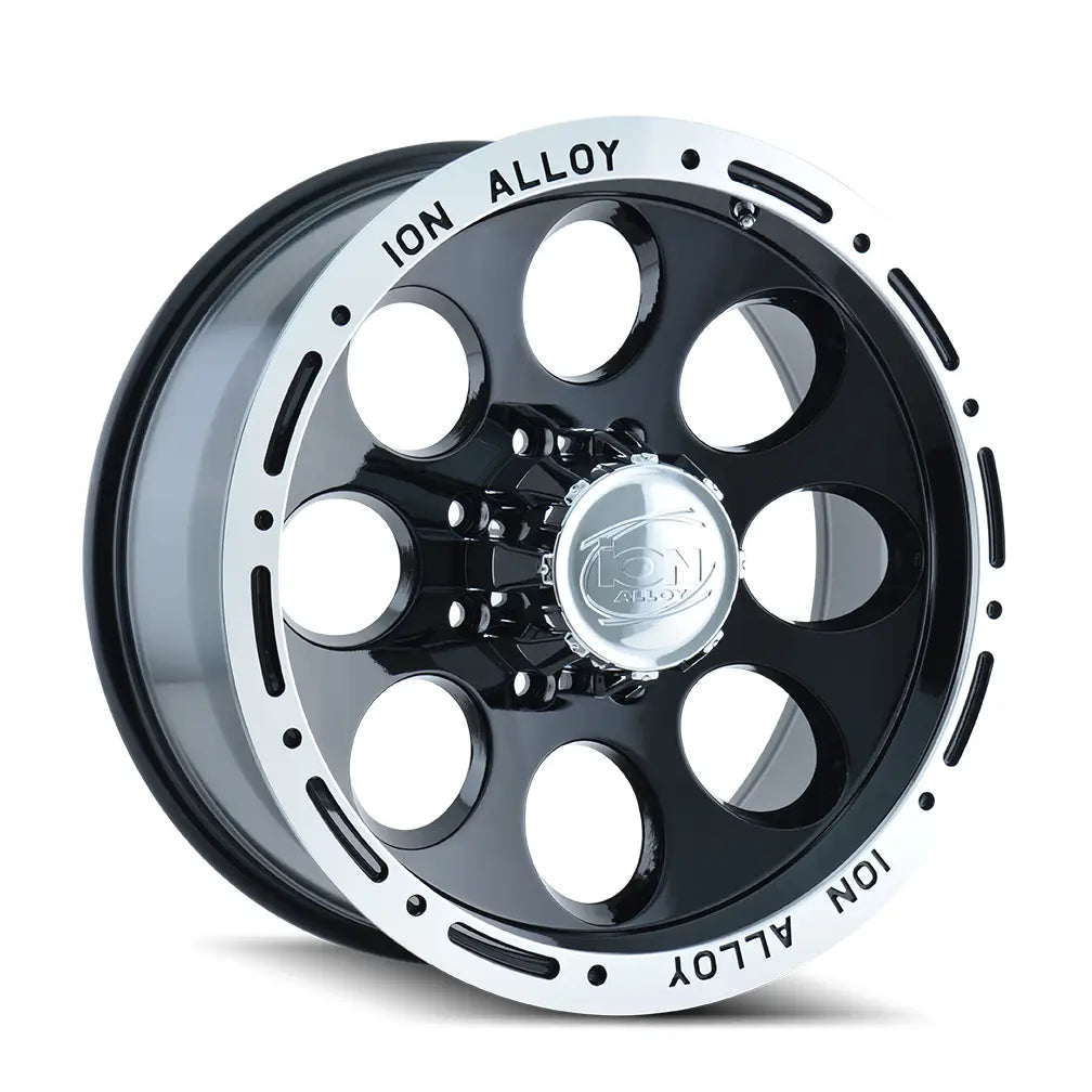ION 174 GLOSS BLACK MACHINED 17x9 8x165.1 0MM 130.8MM