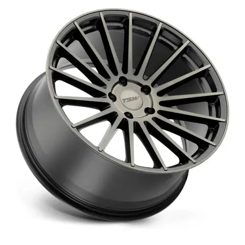 TSW LUCO 17X8.0 5x108 ET40 CB72.1mm Matte Black W/ Machine