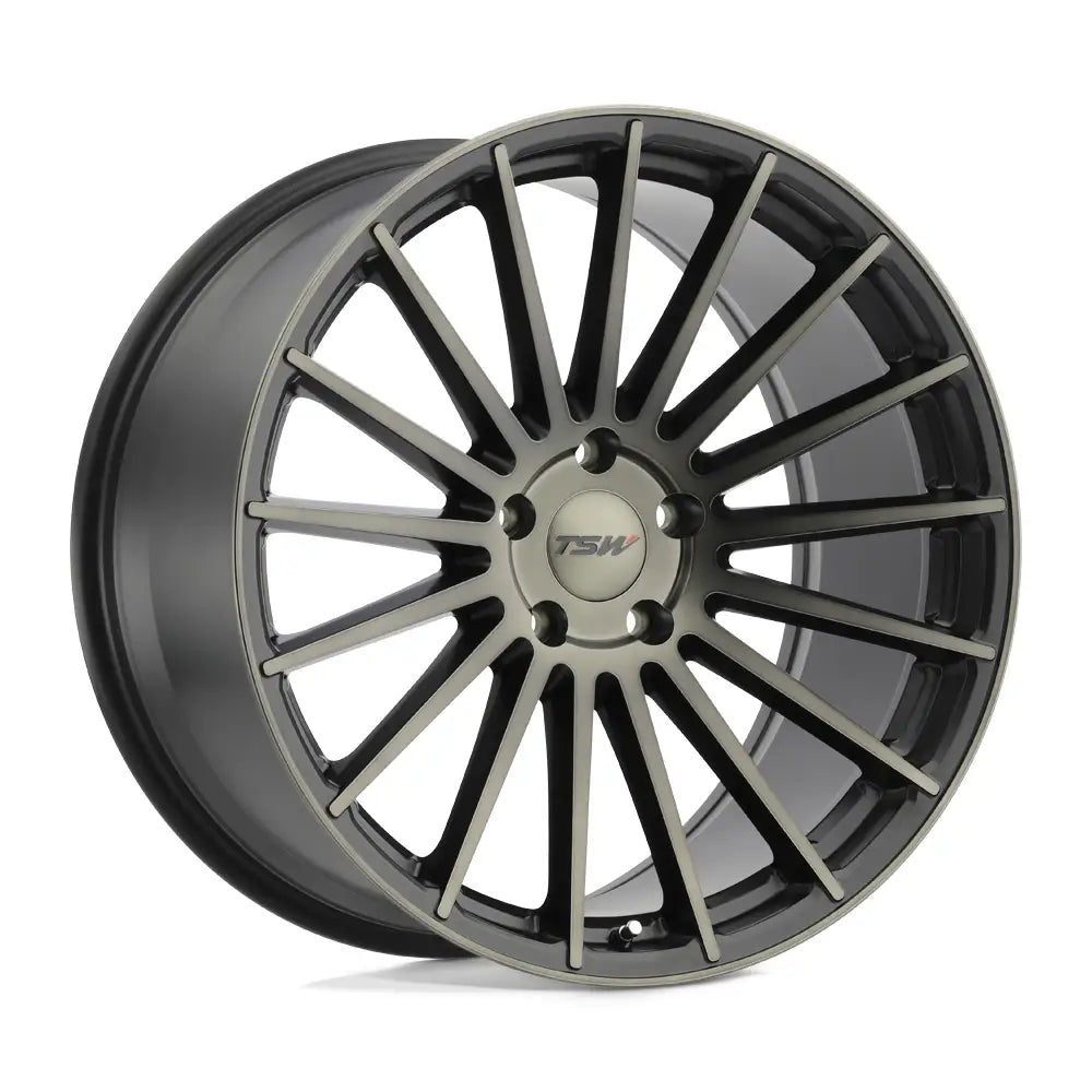 TSW LUCO 17X8.0 5x108 ET40 CB72.1mm Matte Black W/ Machine