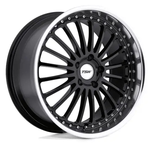 TSW SILVERSTONE 17X8.0 5x120 ET20 CB76.1mm Gloss Black W/