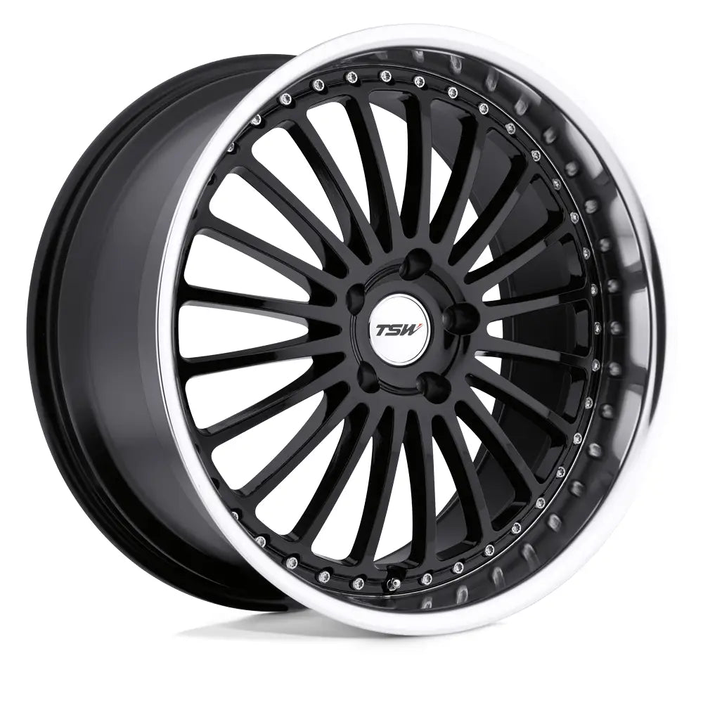 TSW SILVERSTONE 17X8.0 5x110 ET40 CB72.1mm Gloss Black W/