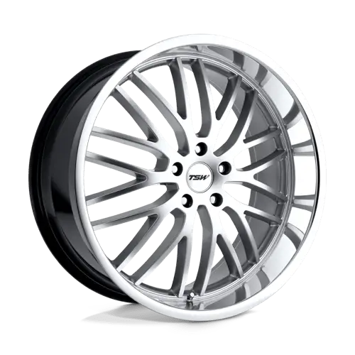 TSW SNETTERTON 17X8.0 5x120 ET20 CB76.1mm Hyper Silver W/