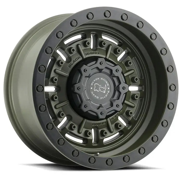 Black Rhino ABRAMS 17X8.5 6x139.7 ET-18 CB112.1mm Olive