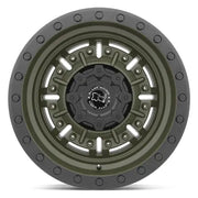 Black Rhino ABRAMS 17X8.5 6x139.7 ET-18 CB112.1mm Olive