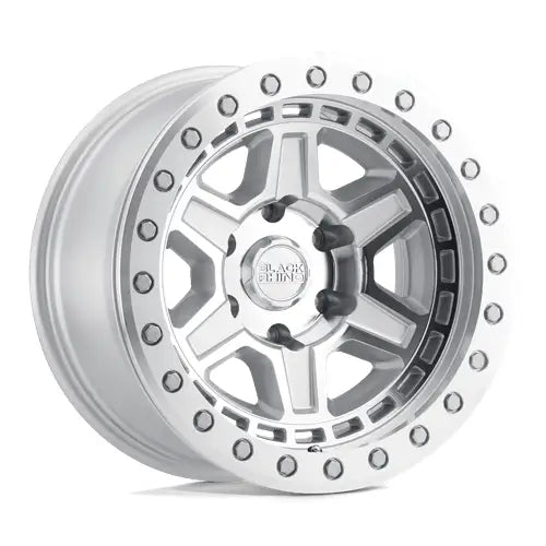 Black Rhino RENO 17x8.5 5x127mm ET-38 CB71.5mm Silver W/