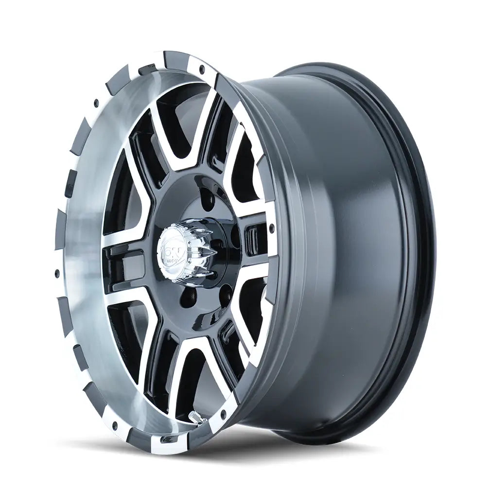 ION 179 SATIN BLACK MACHINED 17x8 6x127 10MM 78.3MM