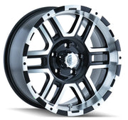 ION 179 SATIN BLACK MACHINED 17x8 6x139.7 10MM 106MM