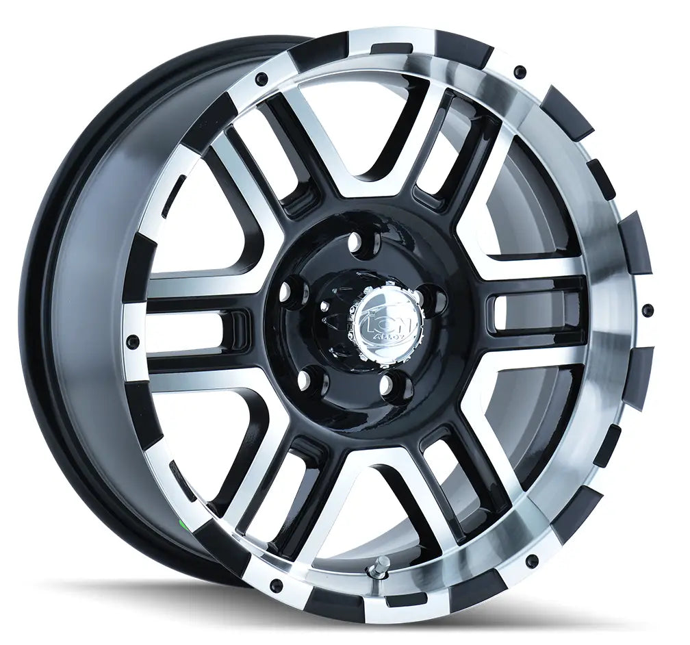 ION 179 SATIN BLACK MACHINED 17x8 6x139.7 10MM 106MM