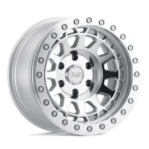 Black Rhino PRIMM 17x9.0 8x170mm ET0 CB125.1mm Silver W/