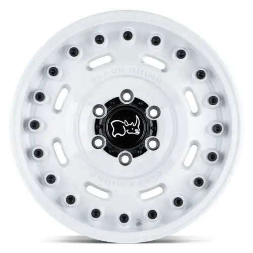 Black Rhino AXLE 17X9.5 6x139.7 ET6 CB112.1mm Gloss White