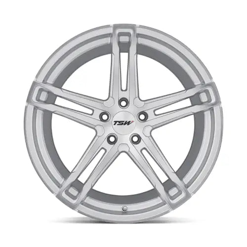TSW MECHANICA 18X10.5 5x120 ET27 CB76.1mm Silver W/ Mirror