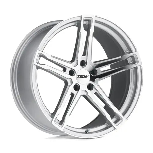 TSW MECHANICA 18X10.5 5x120 ET27 CB76.1mm Silver W/ Mirror
