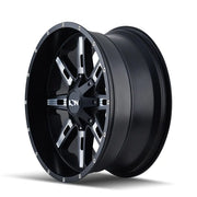 ION 184 SATIN BLACK MILLED 20x9 5x139.7/5x150 18MM 110MM