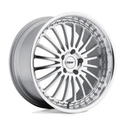 TSW SILVERSTONE 18X8.0 5x108 ET40 CB72.1mm Silver W/ Mirror