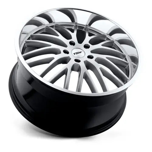 TSW SNETTERTON 18X8.0 5x112 ET32 CB72.1mm Hyper Silver W/