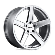 TSW ASCENT 18X9.5 5x120 ET20 CB76.1mm Matte Titanium Silver