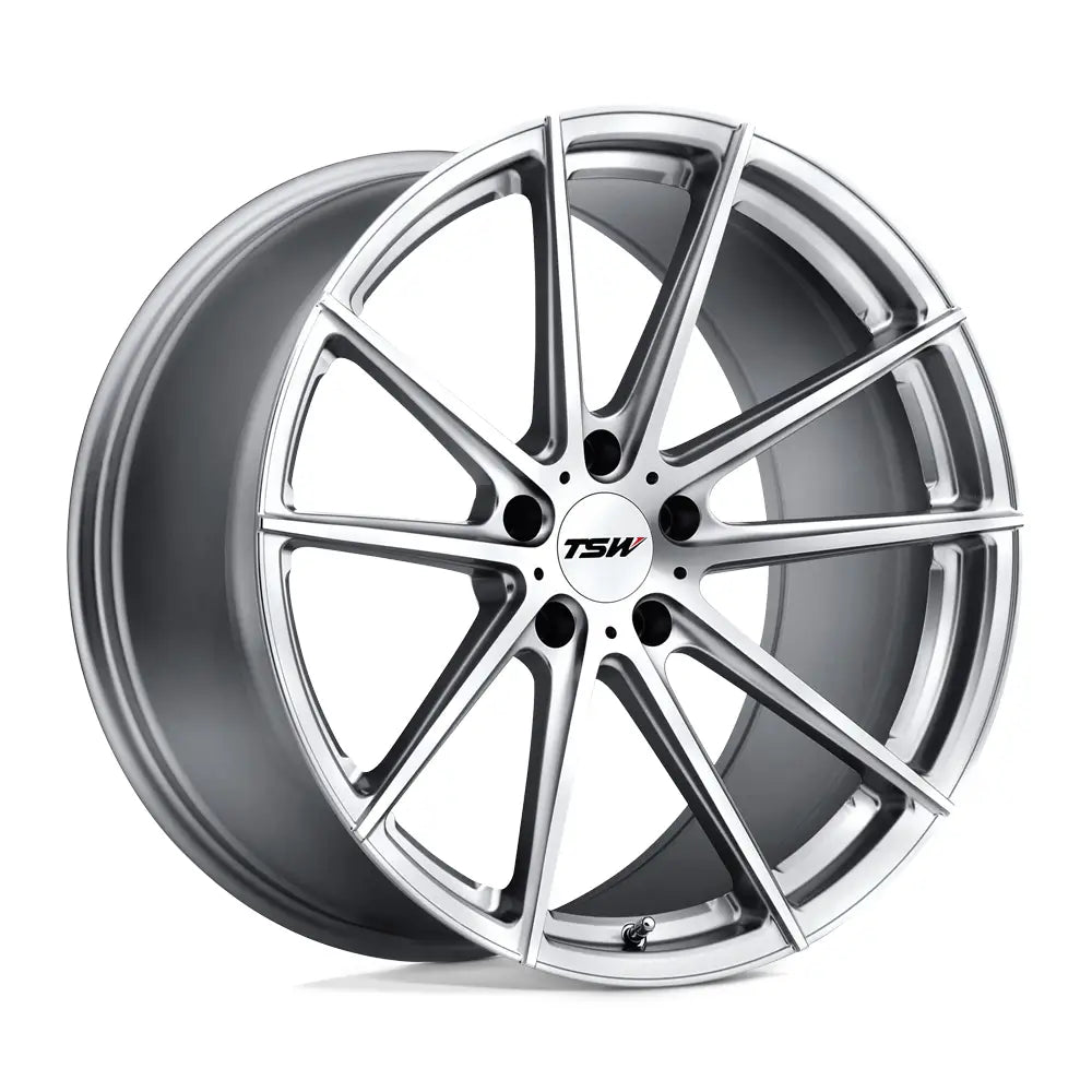 TSW BATHURST 20X10.5 5x114.3 ET25 CB76.1mm Silver W/ Mirror