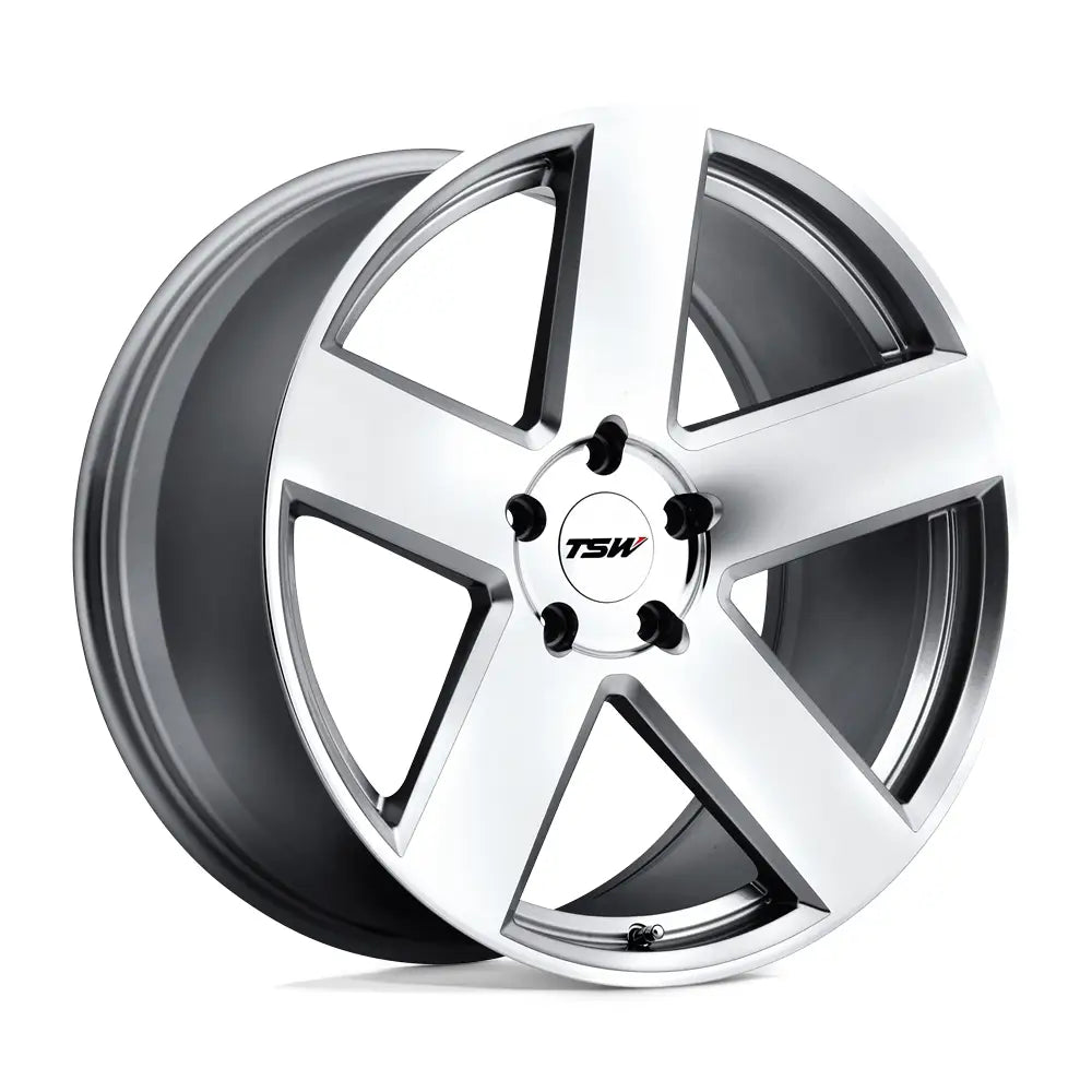 TSW BRISTOL 20X10.0 5x120 ET40 CB76.1mm Silver W/ Mirror
