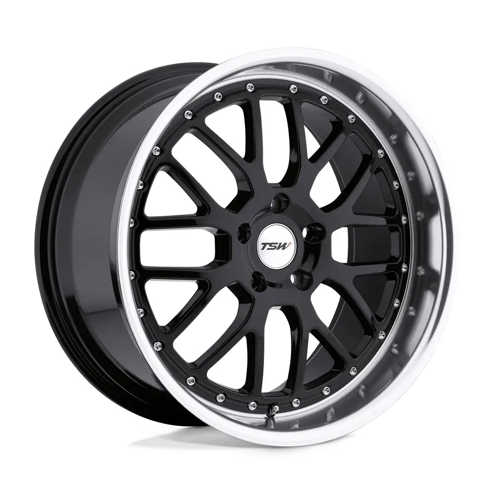 TSW VALENCIA 20X10.0 5x112 ET40 CB72.1mm Gloss Black W/