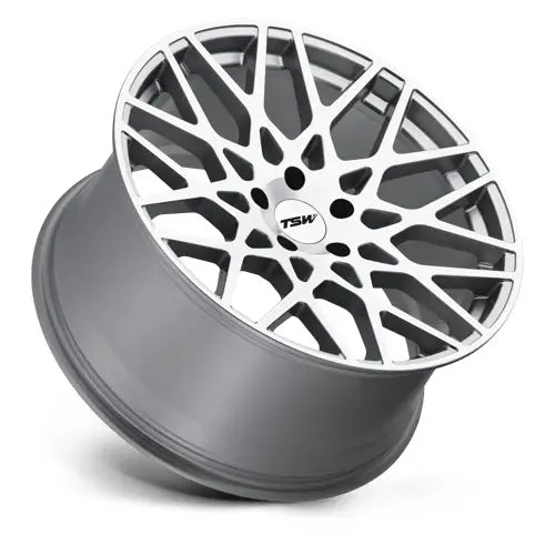TSW VALE 20X10.0 5x120 ET40 CB76.1mm Silver W/ Mirror Cut