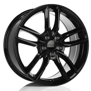 Replica R177 18x8 5112 +35 66.5 Satin Black / Michelin