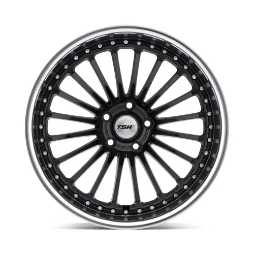 TSW SILVERSTONE 20X8.5 5x108 ET40 CB72.1mm Gloss Black W/