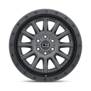 Black Rhino DUGGER 20X9.0 5x139.7 ET0 CB78.1mm Gun Black