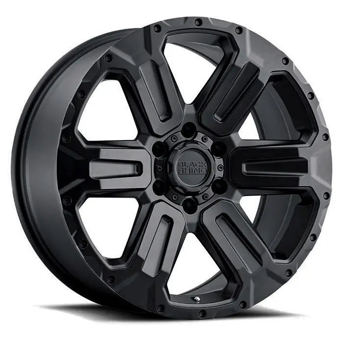Black Rhino WANAKA 20X9.0 6x135 ET12 CB87.1mm Matte Black